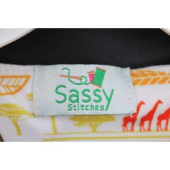 SASSY STITCHES DIAPER SET OUTFITS LION king Safari ANIMALS 18M - Picture 7 of 11